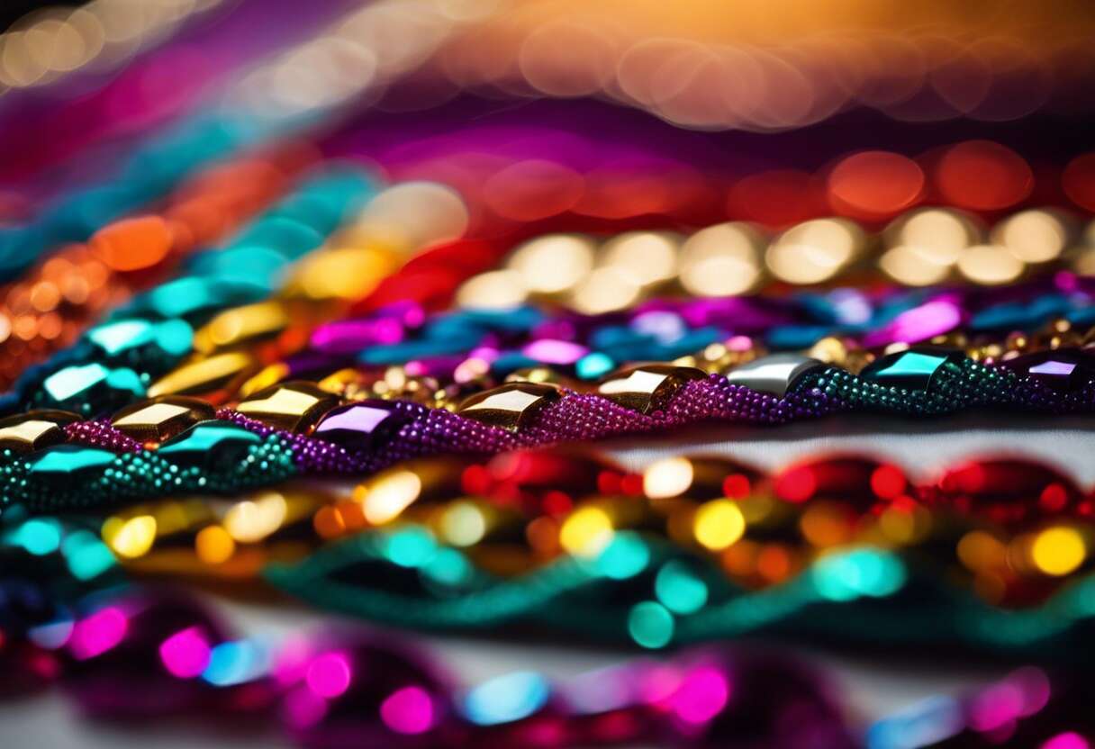 Création textile : intégrer des perles et paillettes dans sa couture manuelle