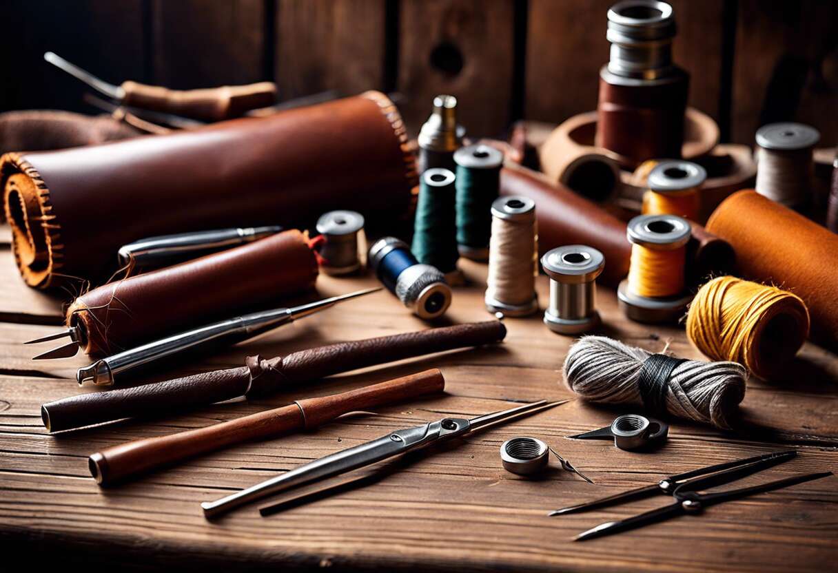 La couture du cuir : choisissez le bon kit d'outils pour débuter