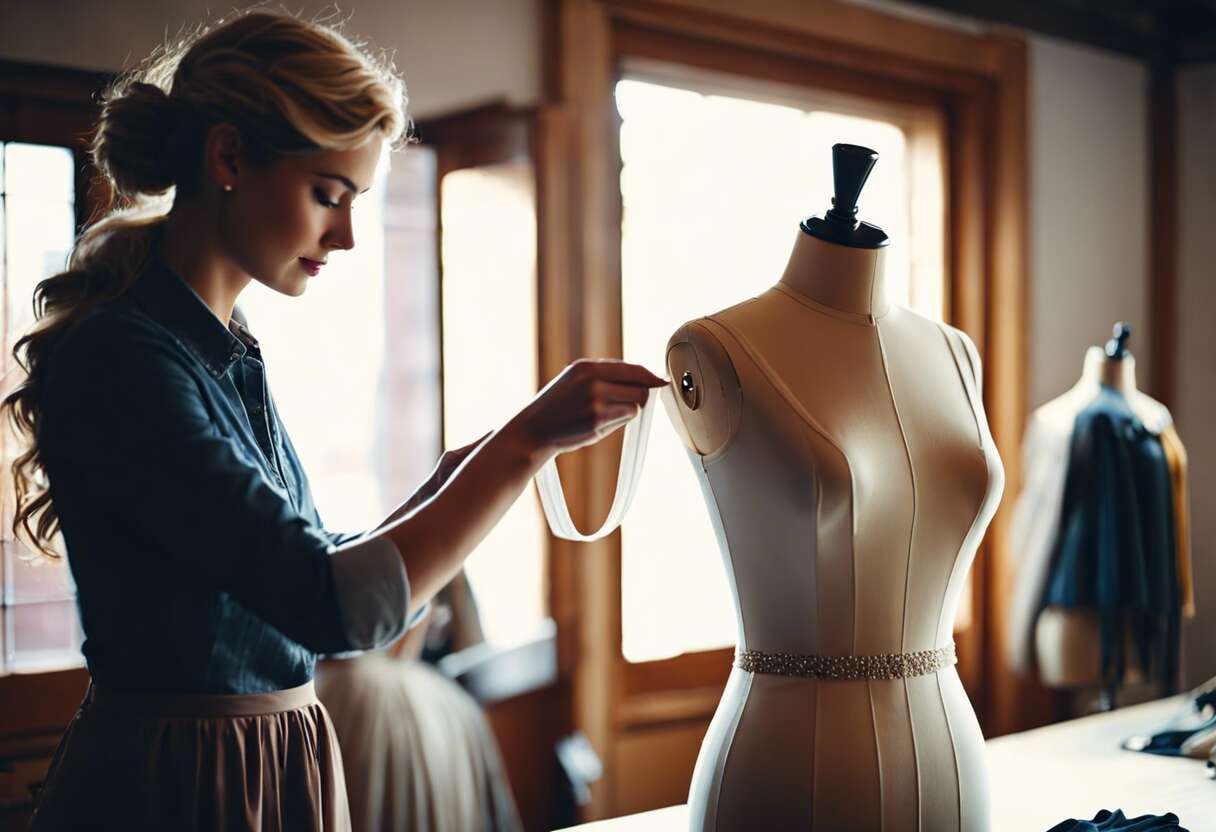Mode d'emploi : régler un mannequin de couture à sa taille