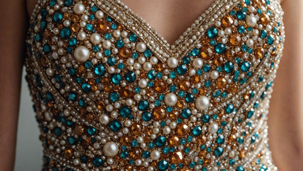 Perles et paillettes en couture : comment les intégrer élégamment