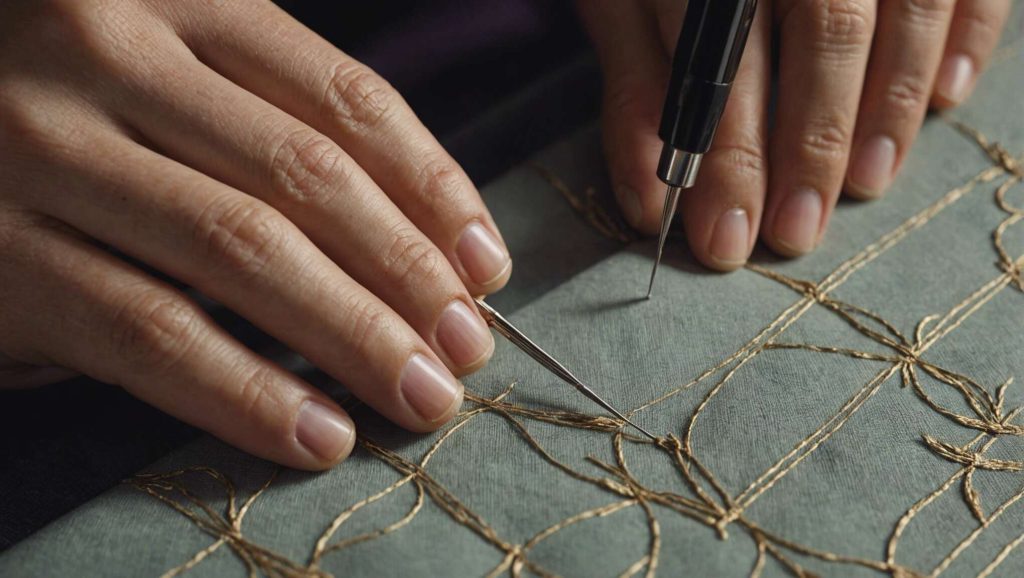 Techniques avancées pour le maniement des aiguilles fines en couture