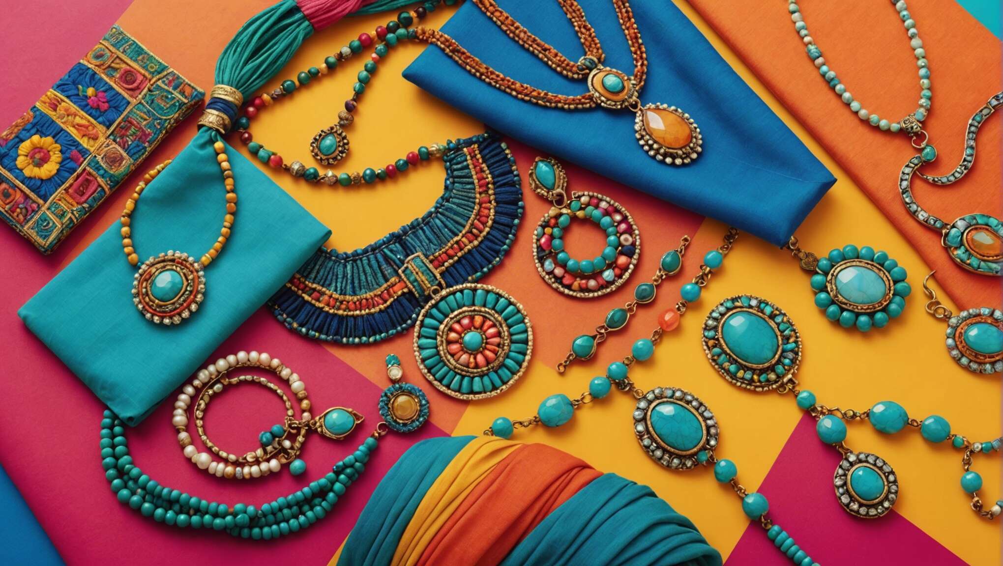Création de bijoux textiles pour égayer votre tenue
