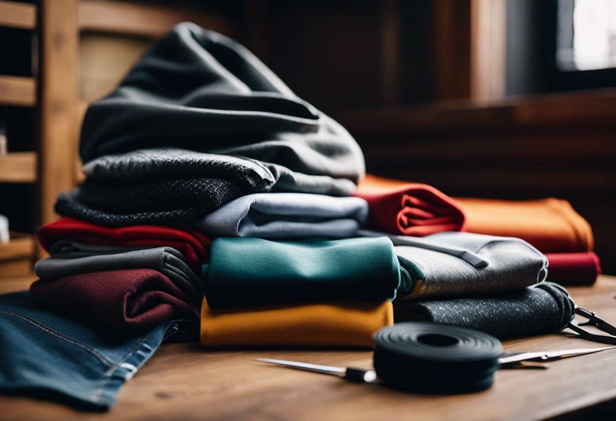 Coudre des hoodies personnalisés : sélection de tissus adaptés au streetwear